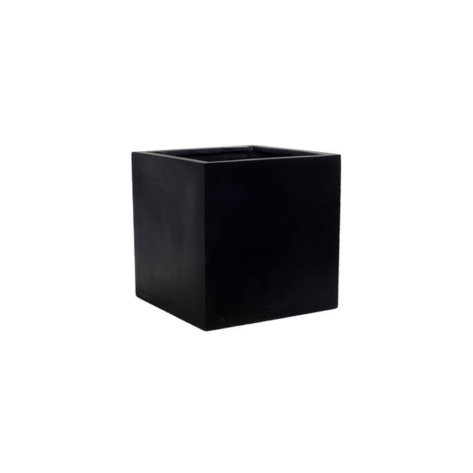 Block Planter, Black