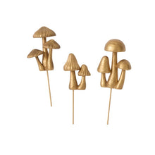 Load image into Gallery viewer, Troop Mushroom Plant Sticks - Set of 3
