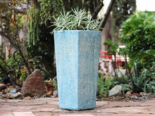 Load image into Gallery viewer, Tall Square Planter Coral

