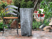 Load image into Gallery viewer, Tall Square Planter Coral
