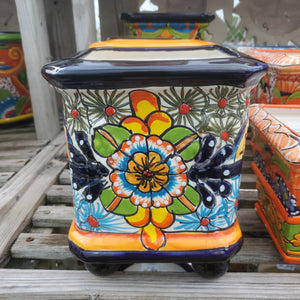 TC Square Garland Pot 10"
