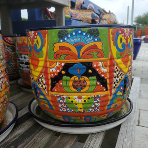TC Violet Cylinder Pot 13''