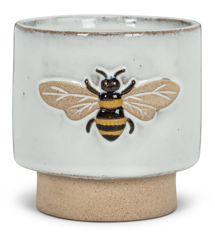 Glazed Bee Pot 4