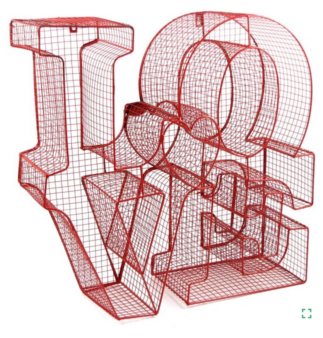 3D Love Sign 24”