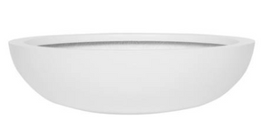 Monique M Bowl, Glossy White 13"